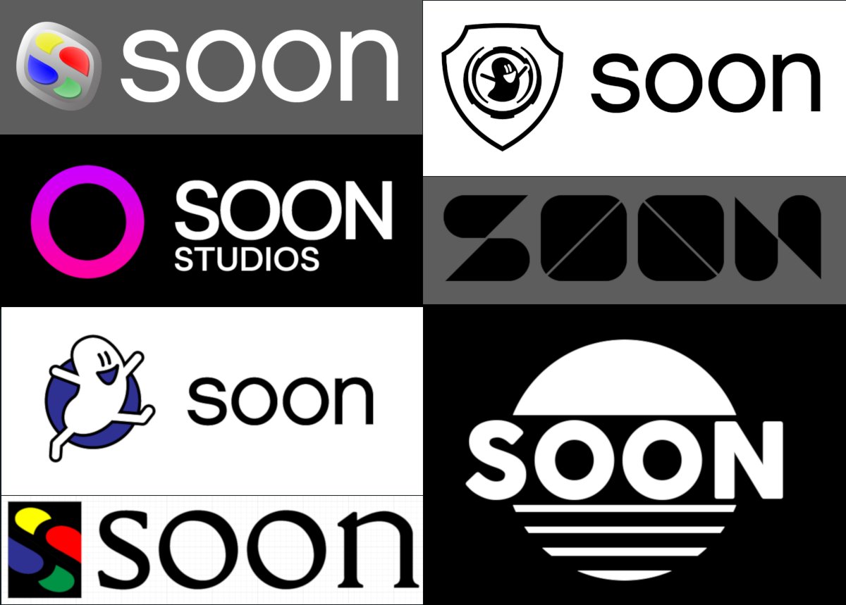 Soon Studios concept logos