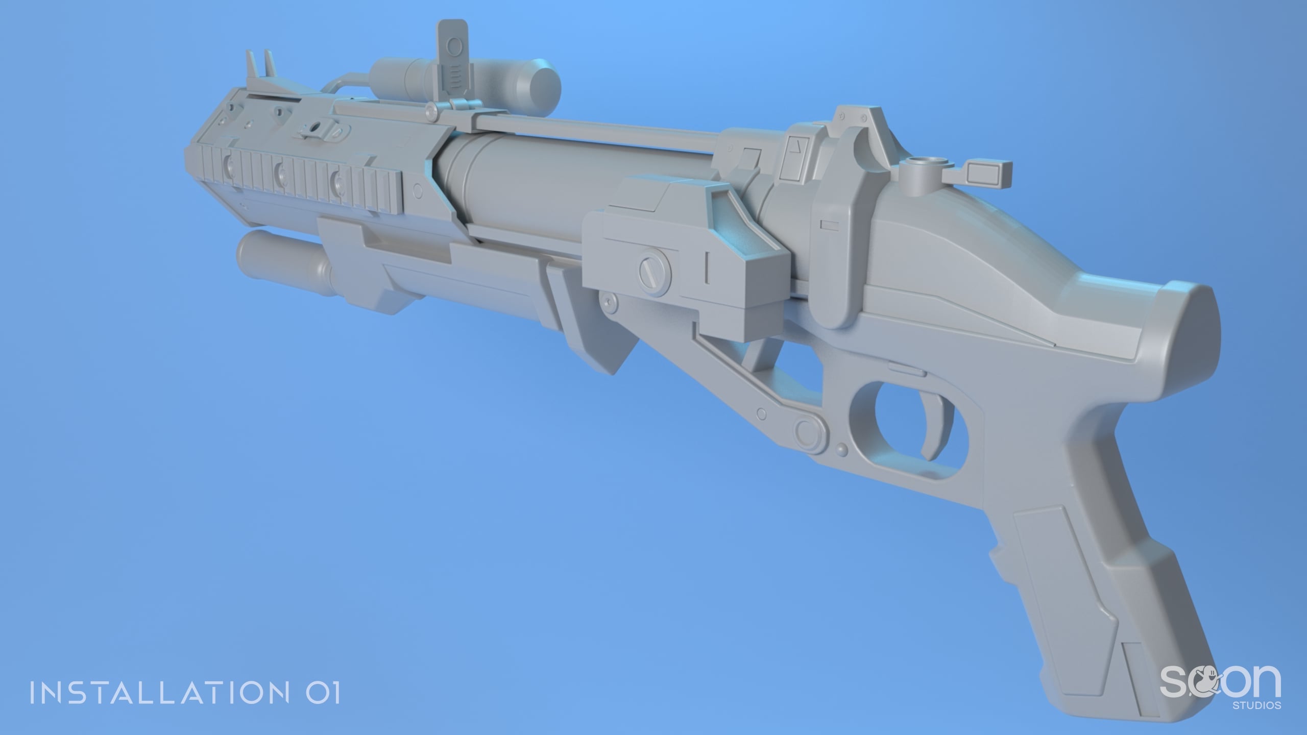 Installation 01 Grenade Launcher Model #1