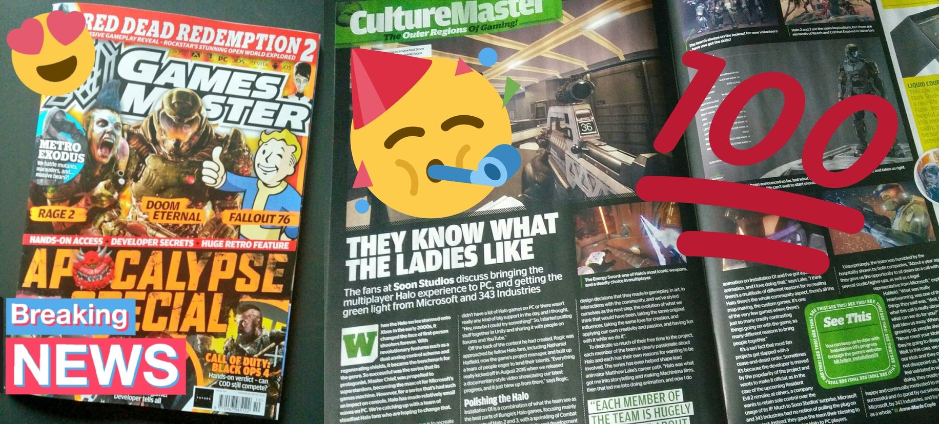 Installation 01 in GamesMaster UK magazine